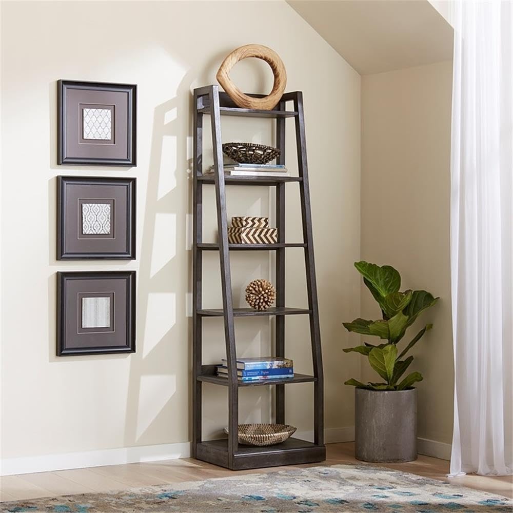 Amazon.com: Liberty Furniture Mill Creek Wall Pier Ladder Shelf